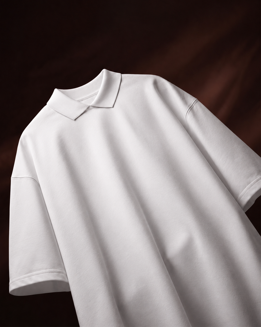 Shapeshift Polo-Studio White [OVERSIZED FIT], photo 3