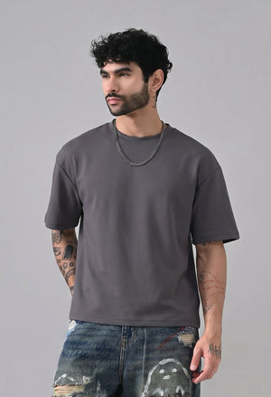 Toramoto Basic Tee- "Noir Grey"