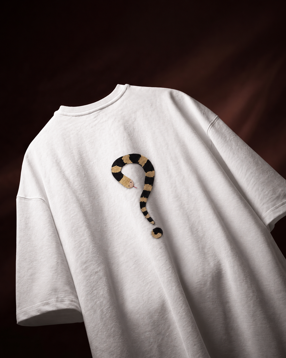 Venom of Doubt Tshirt- Ghost White