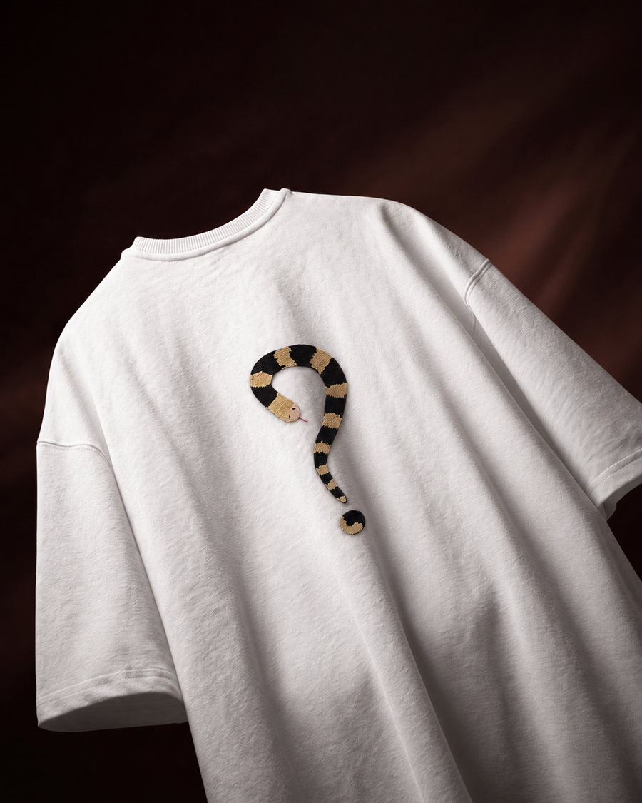 Venom of Doubt Tshirt- Ghost White, photo 3