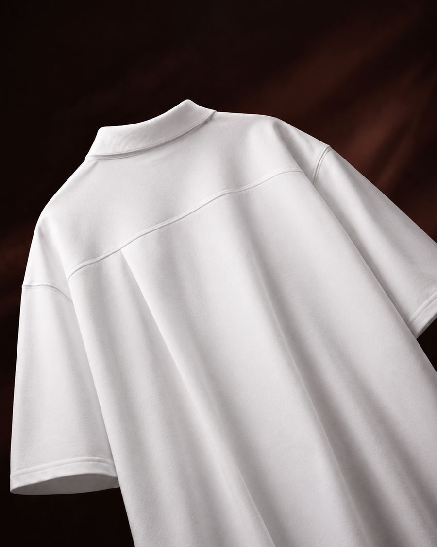 Shapeshift Polo-Studio White [OVERSIZED FIT], photo 4