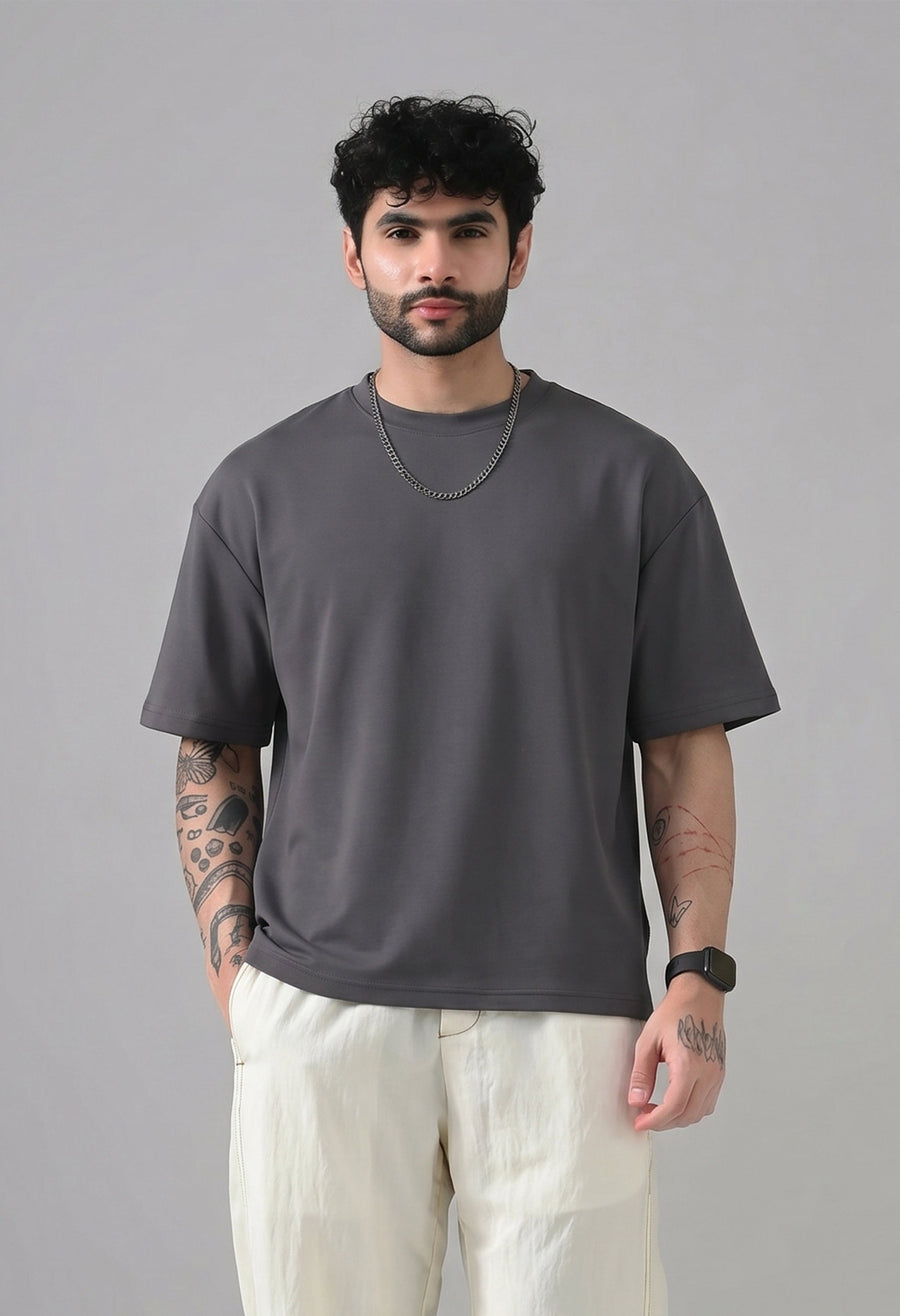Toramoto Basic Tee- "Noir Grey", photo 4