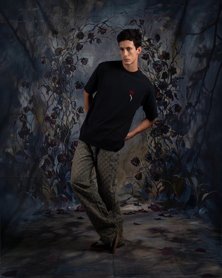 Forbidden Flower Tshirt-Midnight Bloom, photo 5