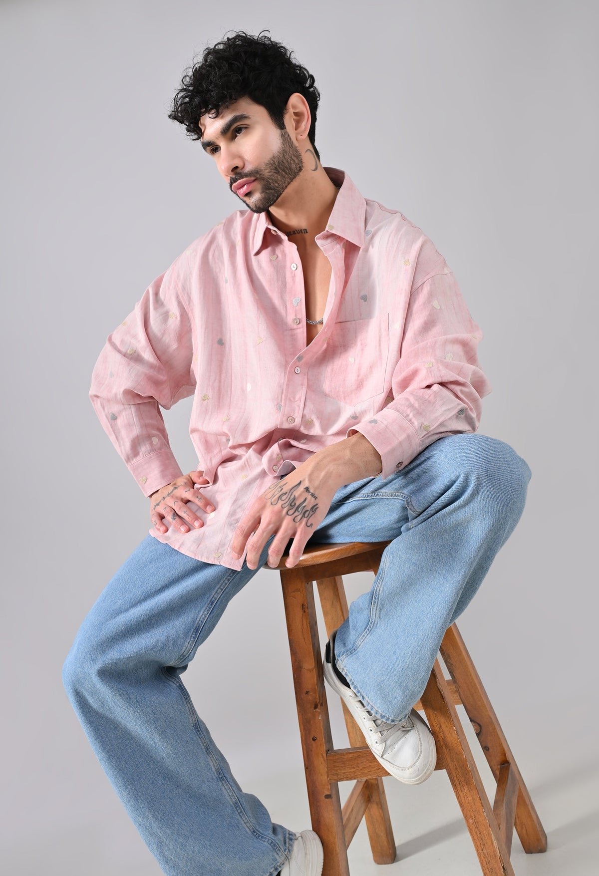 Pastel Heartfall Shirt [OVERSIZED FIT]