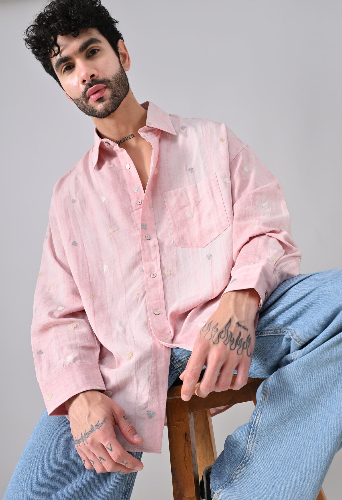 Pastel Heartfall Shirt [OVERSIZED FIT]