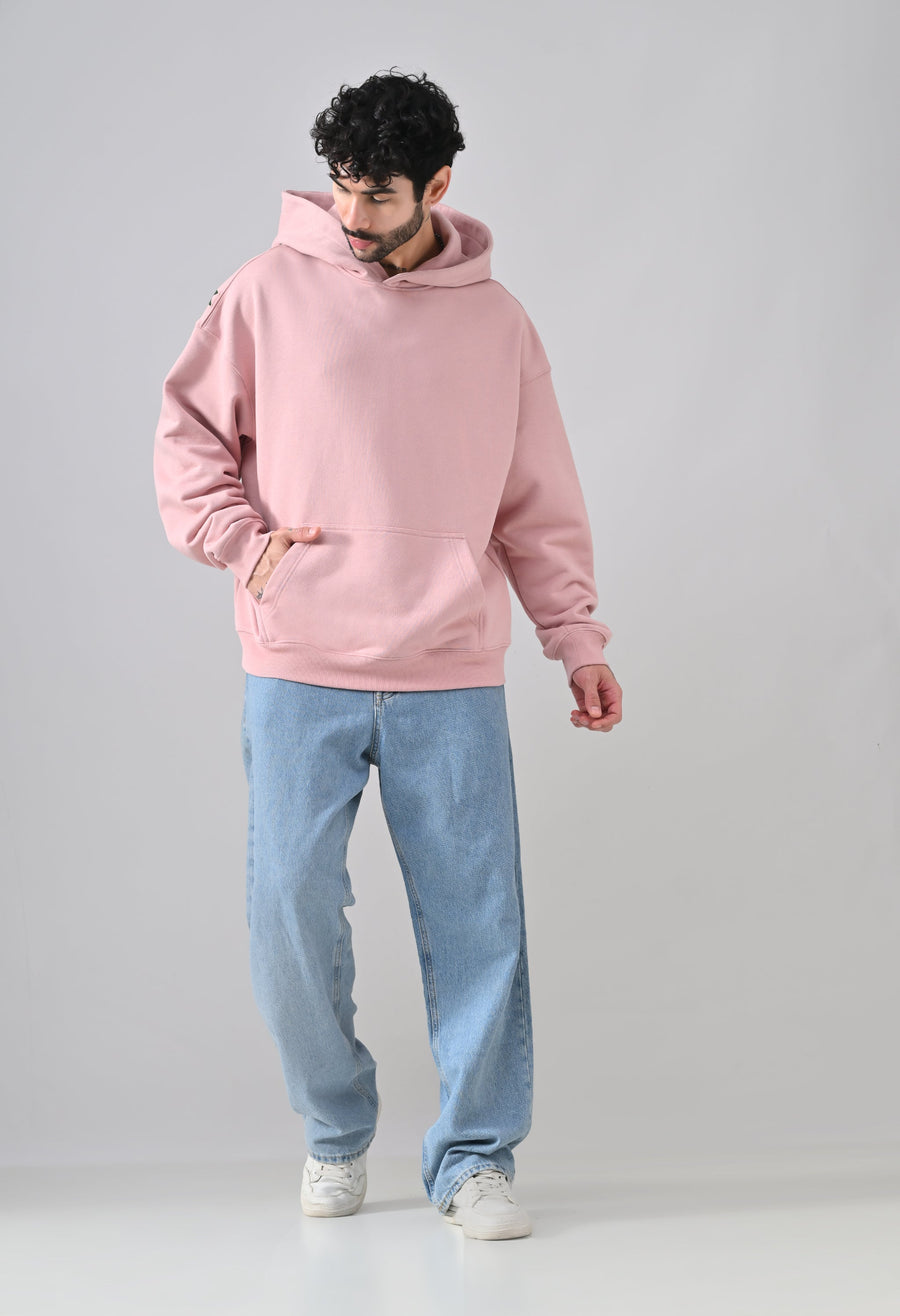 Pom Drip Hoodie Pink, photo 3