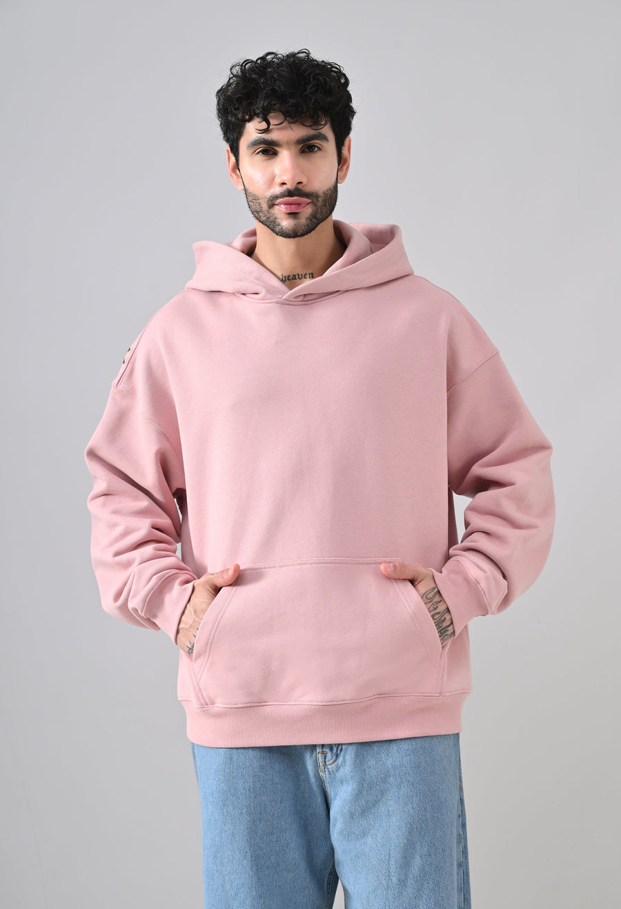 Pom Drip Hoodie Pink, photo 4