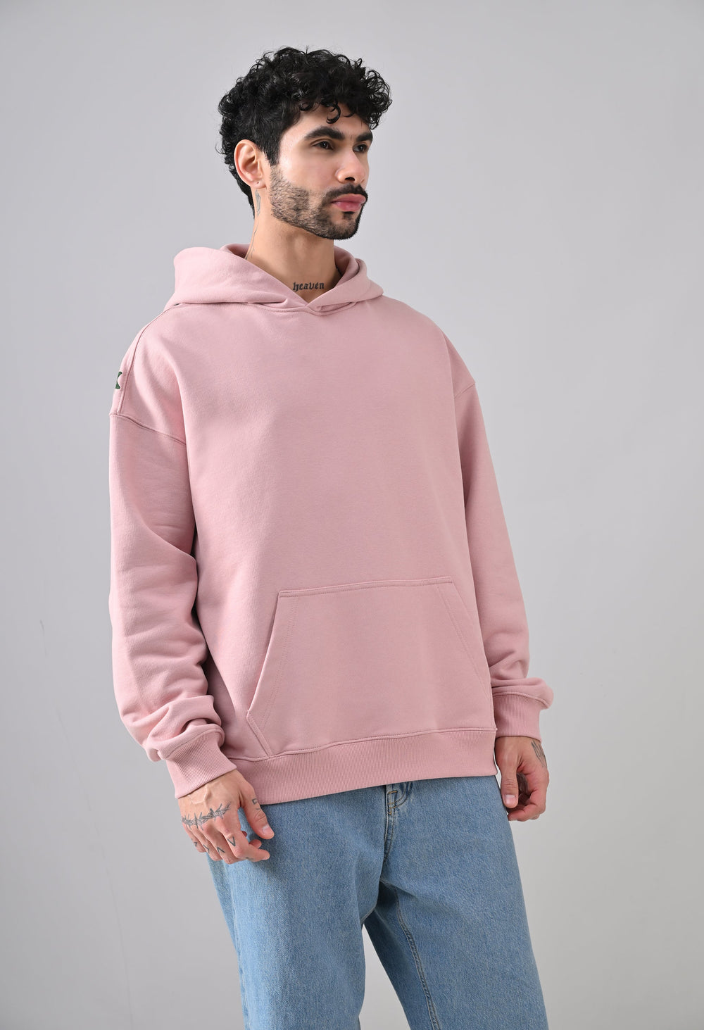Pom Drip Hoodie Pink