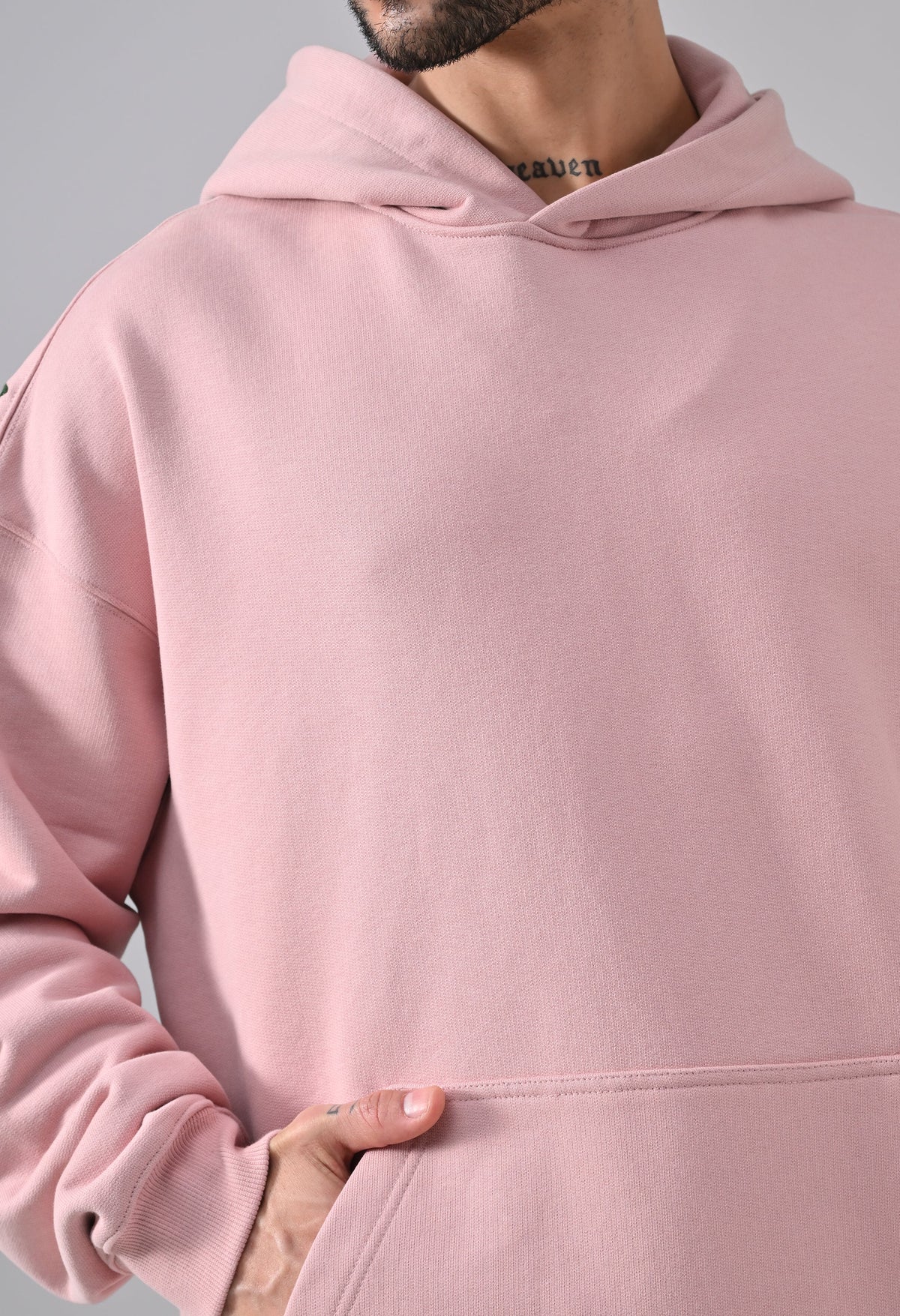 Pom Drip Hoodie Pink