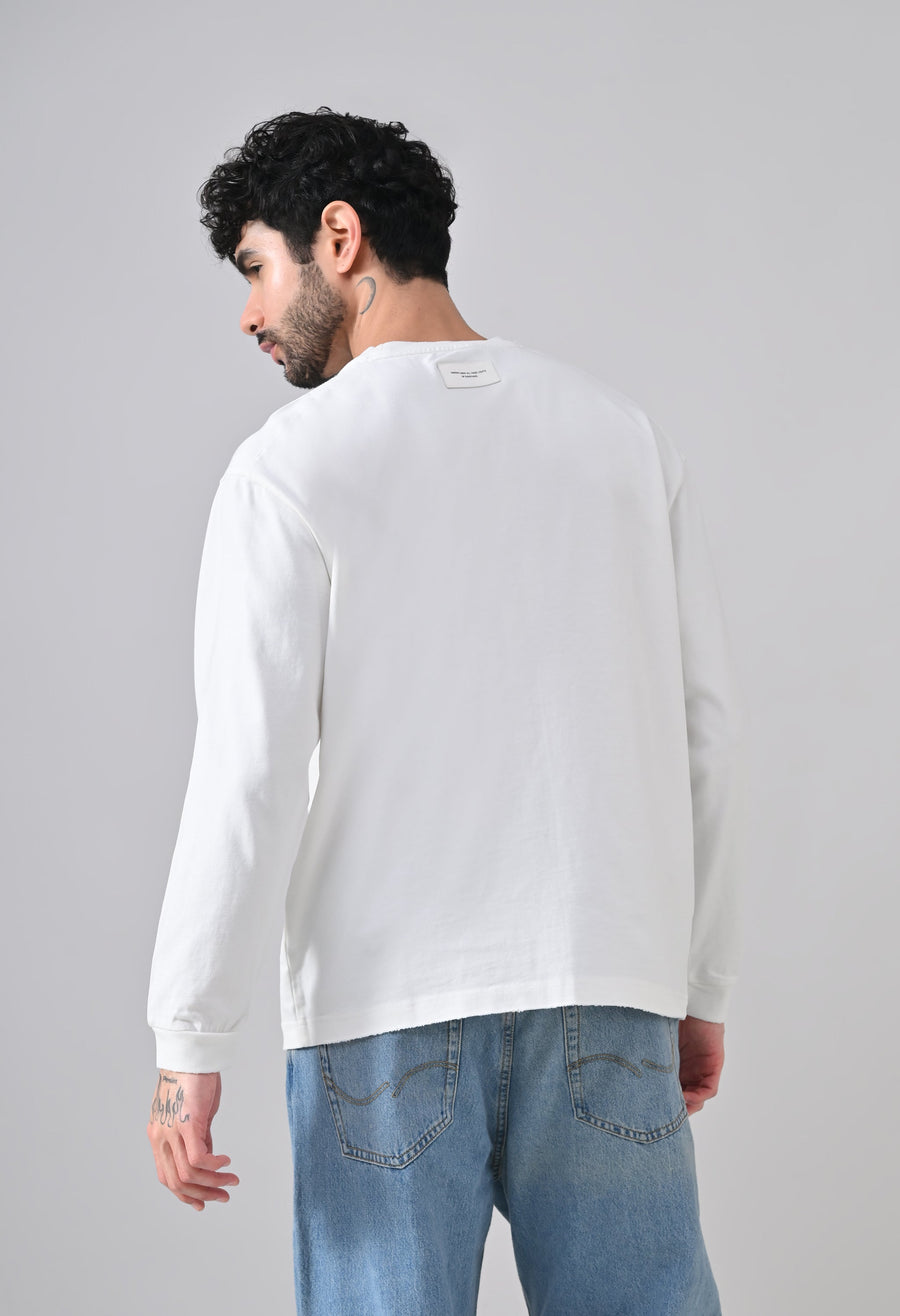 Inglorious Panda Longsleeve T-shirt White, photo 3