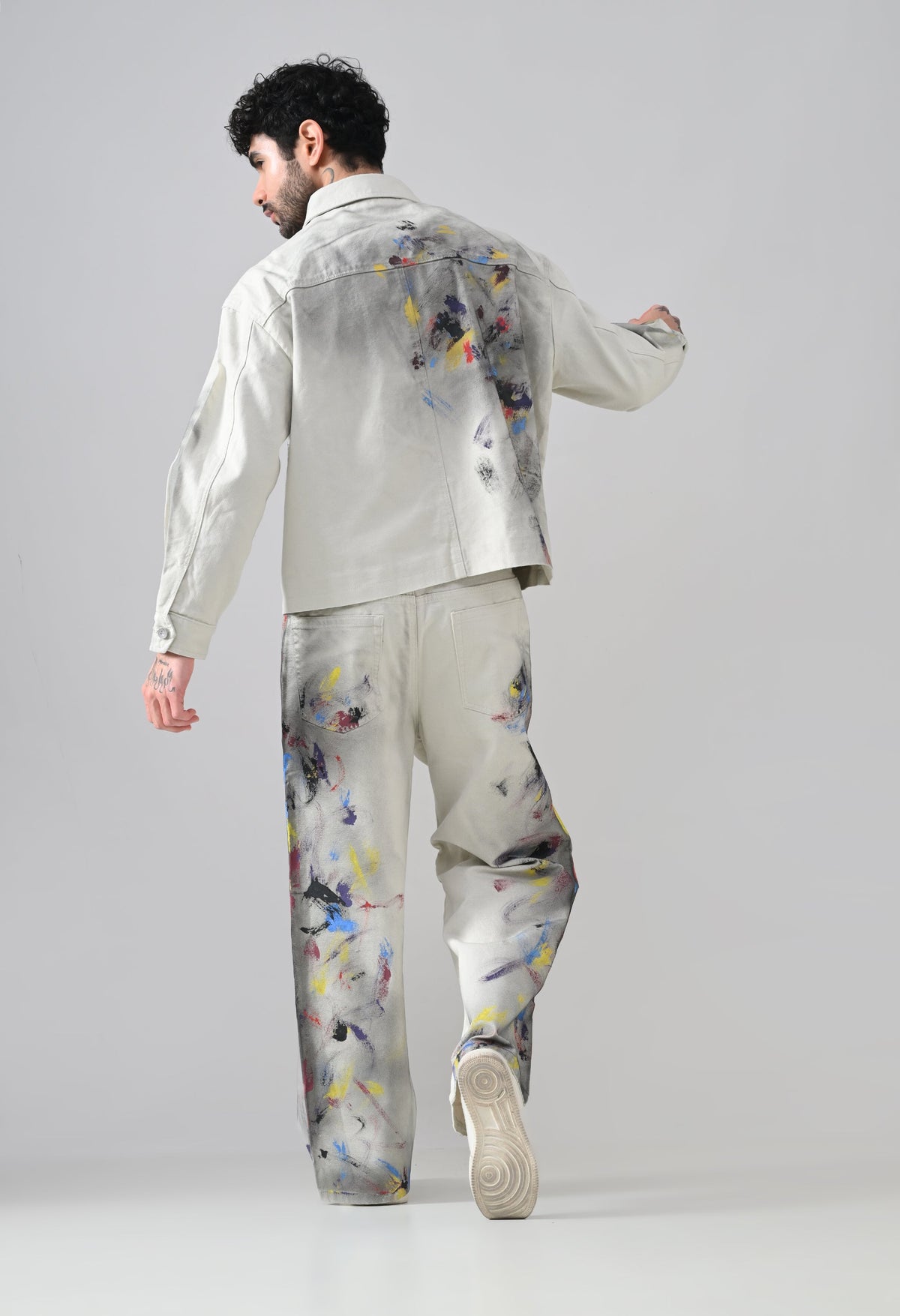 Brushstroke Denim Jeans