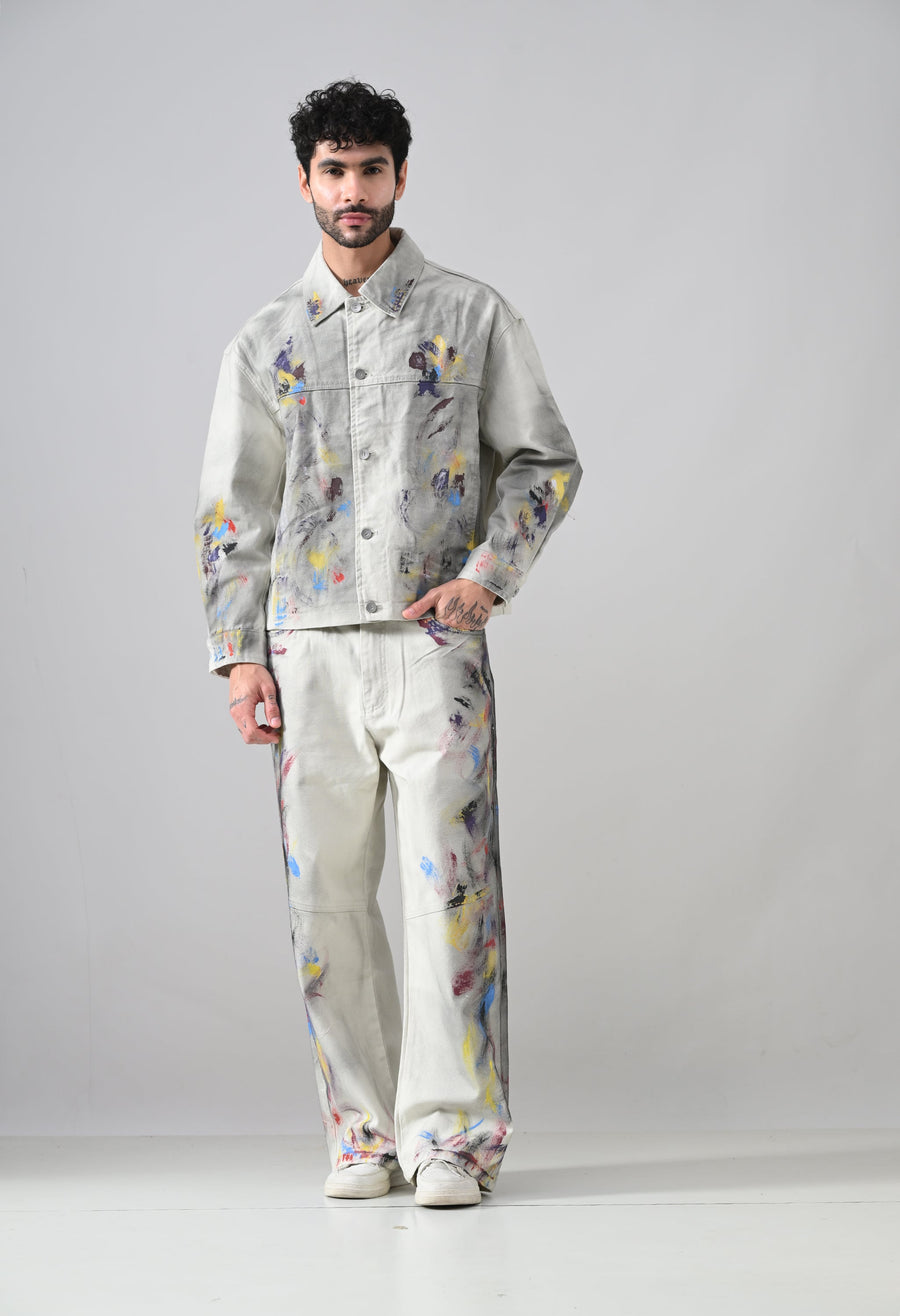 Brushstroke Denim Jacket, photo 3