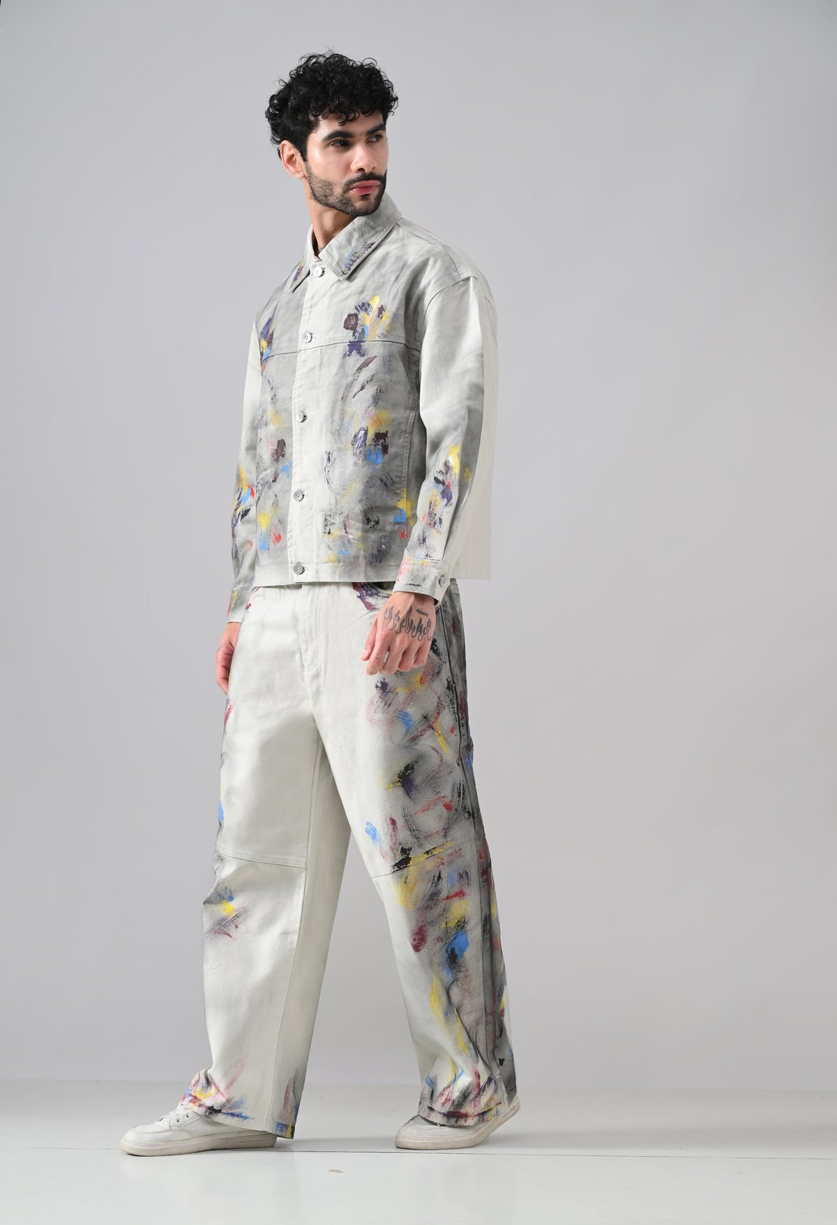 Brushstroke Denim Jeans