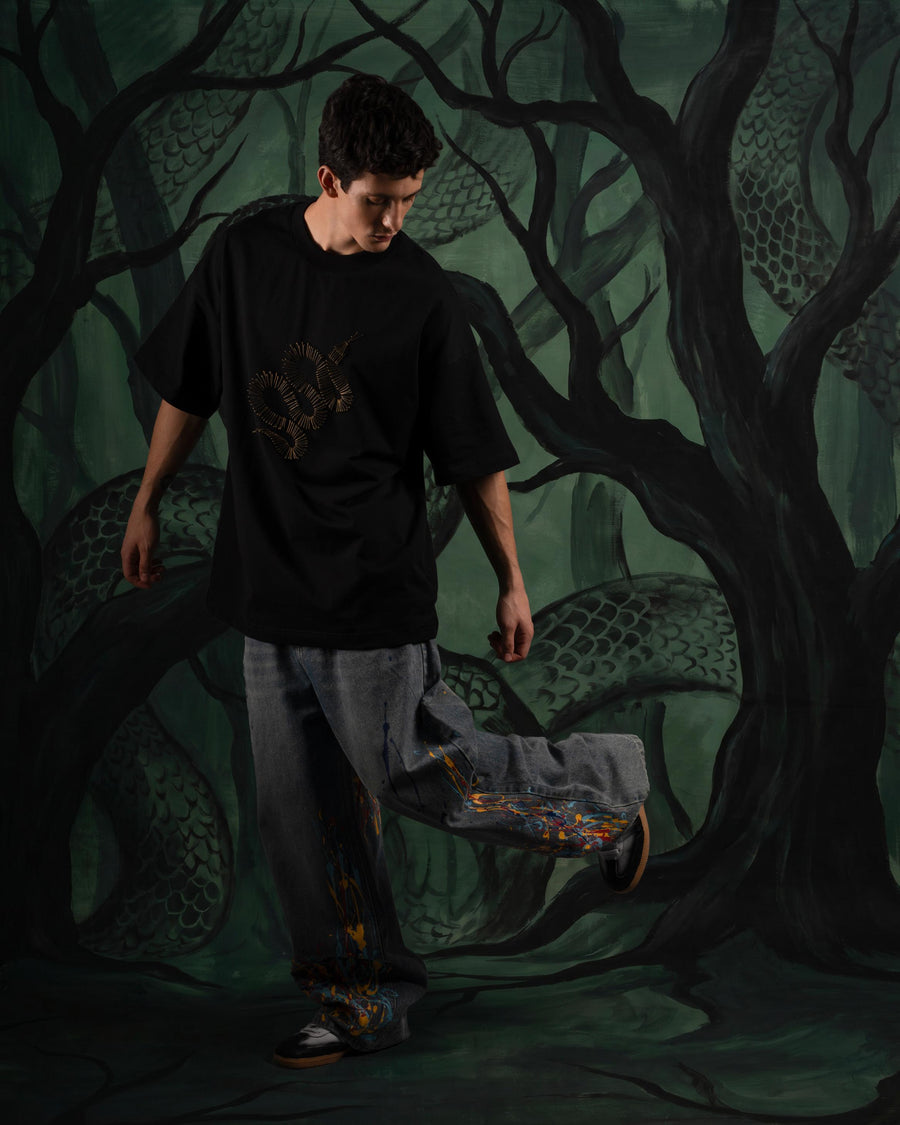 Steel Serpent Tshirt- Midnight Venom, photo 5