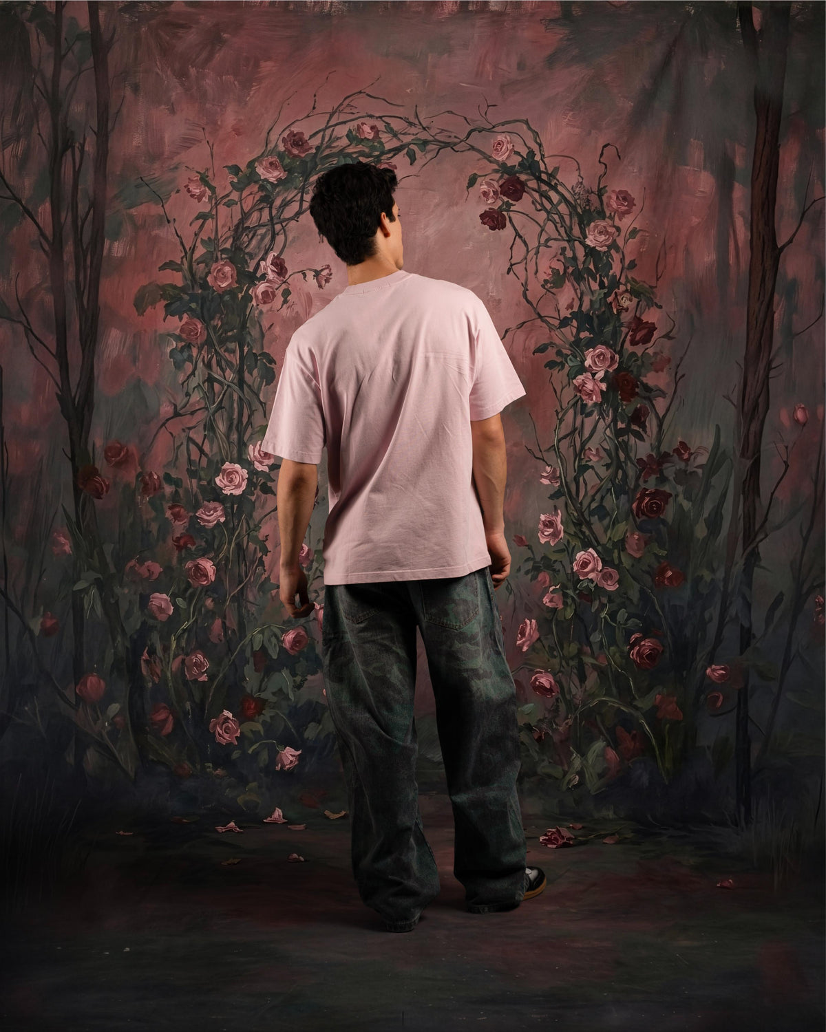 Forbidden Flower Tshirt-Rose Dust