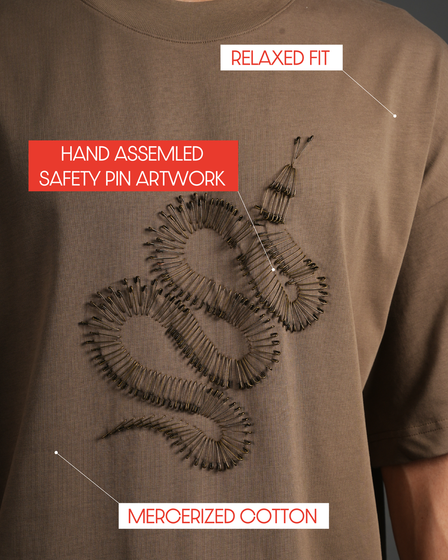 Steel Serpent Tshirt- Desert Brown, photo 2
