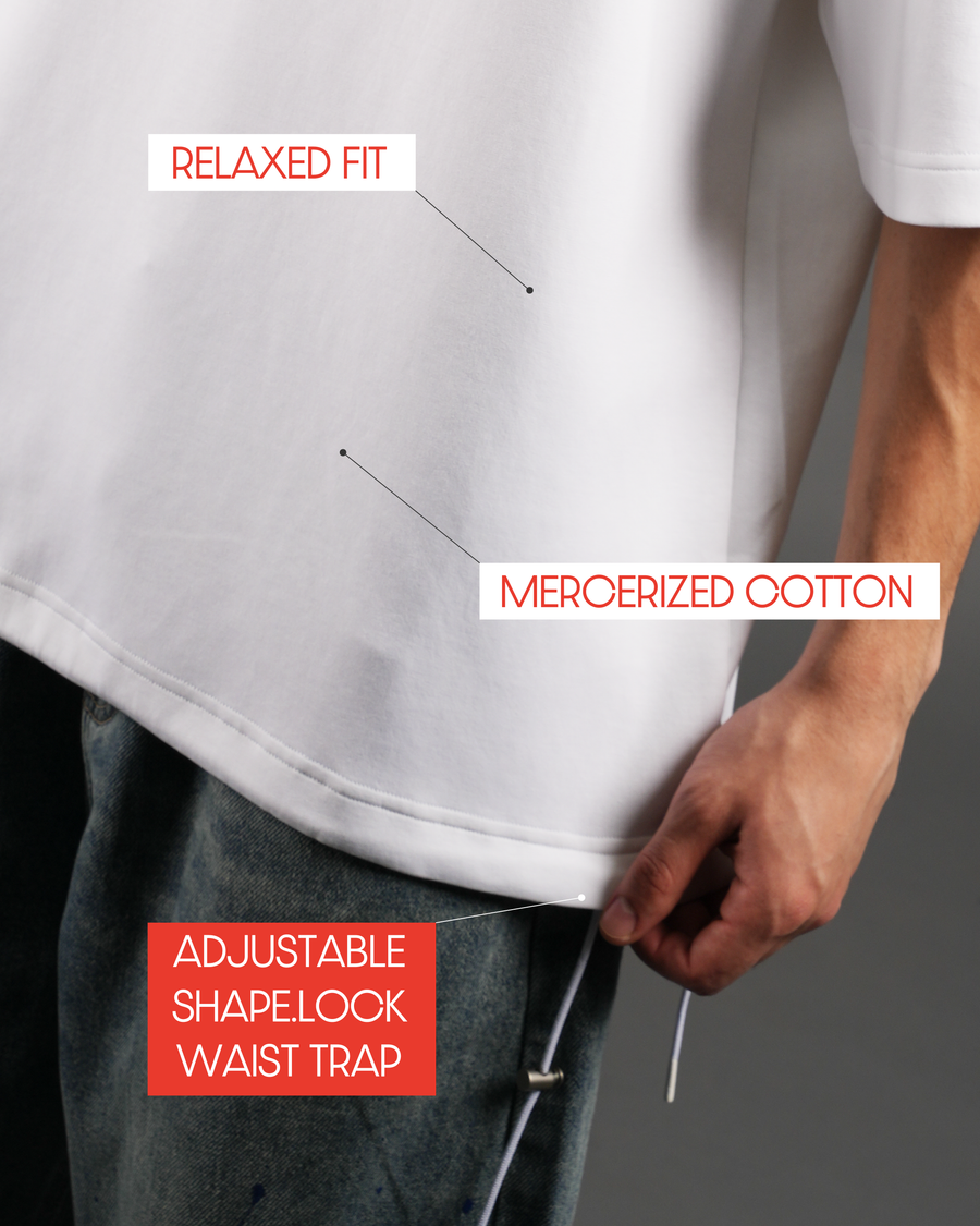 Shapeshift Polo-Studio White [OVERSIZED FIT], photo 2
