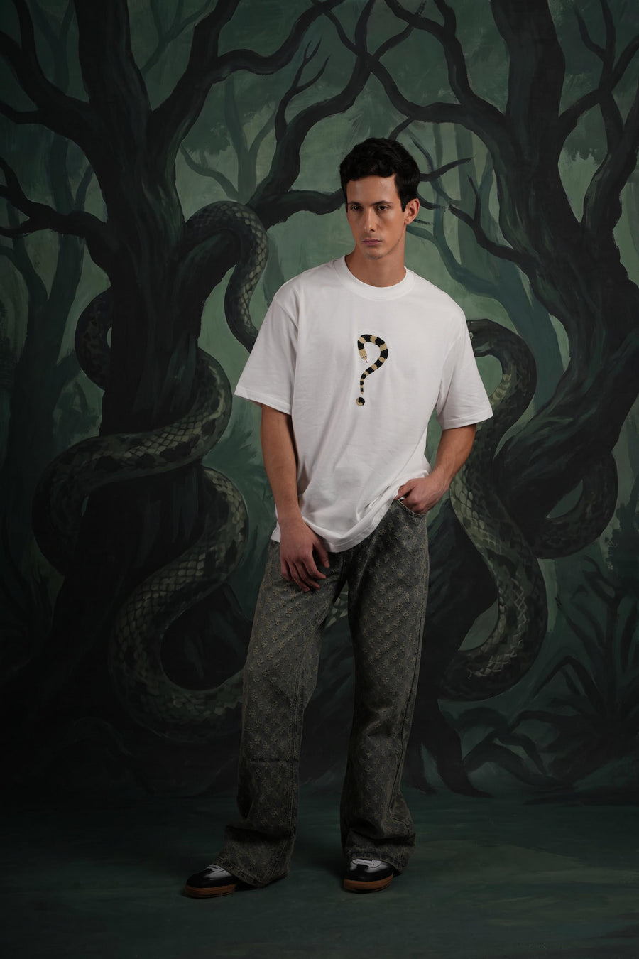 Venom of Doubt Tshirt- Ghost White, photo 5