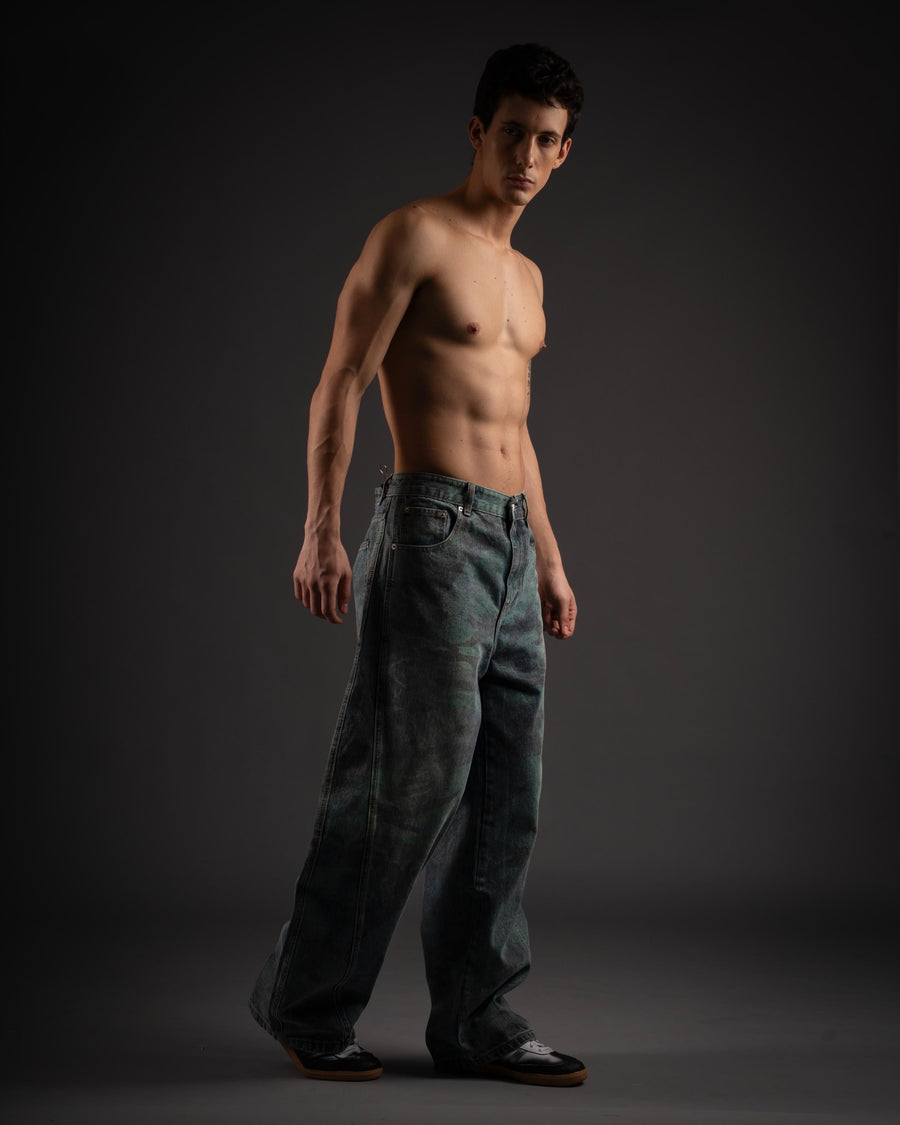 Phantom Camo Jeans-Olive Blue, photo 4