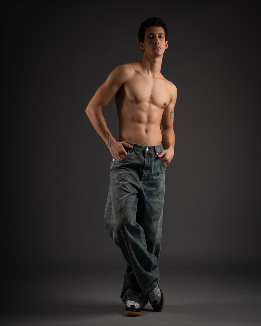 Phantom Camo Jeans-Olive Blue, photo 5