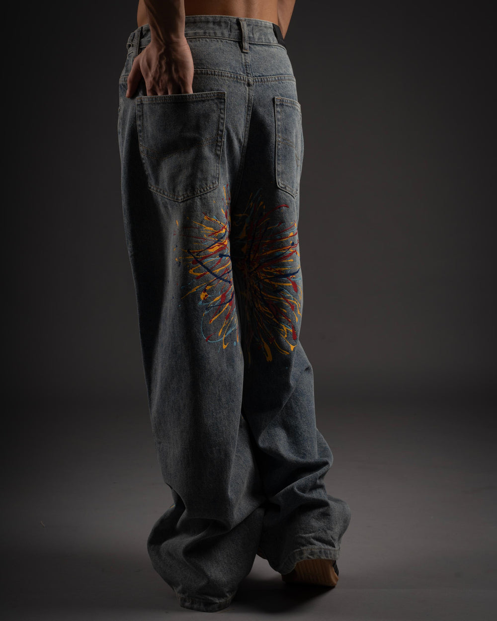 Paint Theory Jeans-Ash Grey
