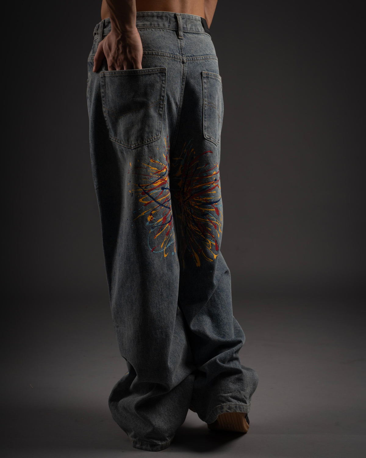 Paint Theory Jeans-Ash Grey