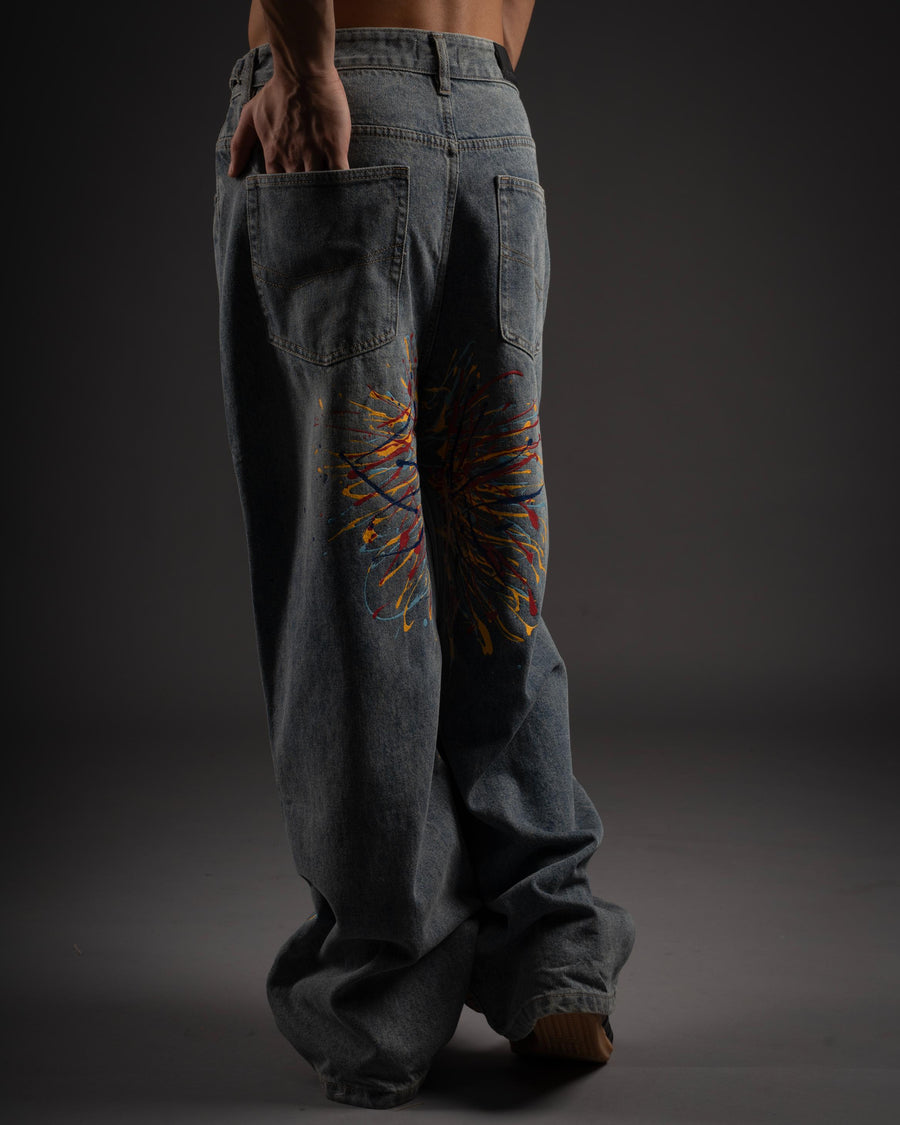 Paint Theory Jeans-Ash Grey