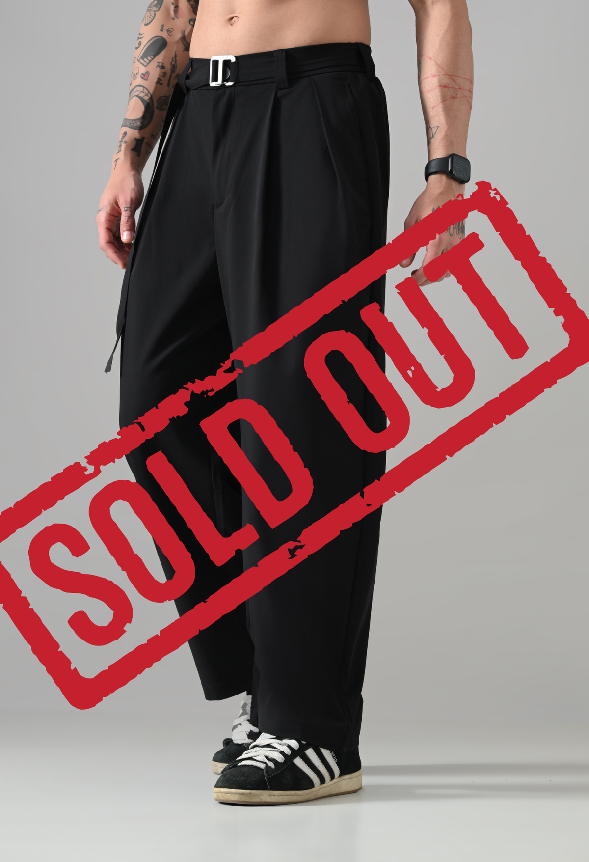 Urban Drape Pants Black